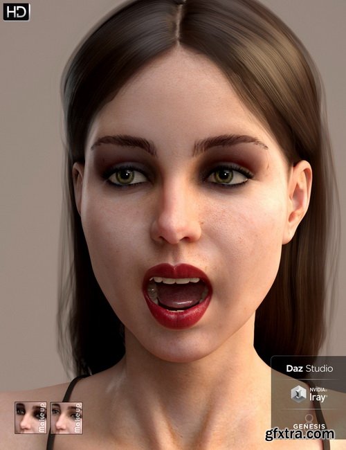 Daz3D - Ann for Victoria 8 HD