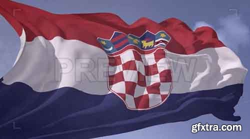 Croatia flag - Motion Graphics 79200