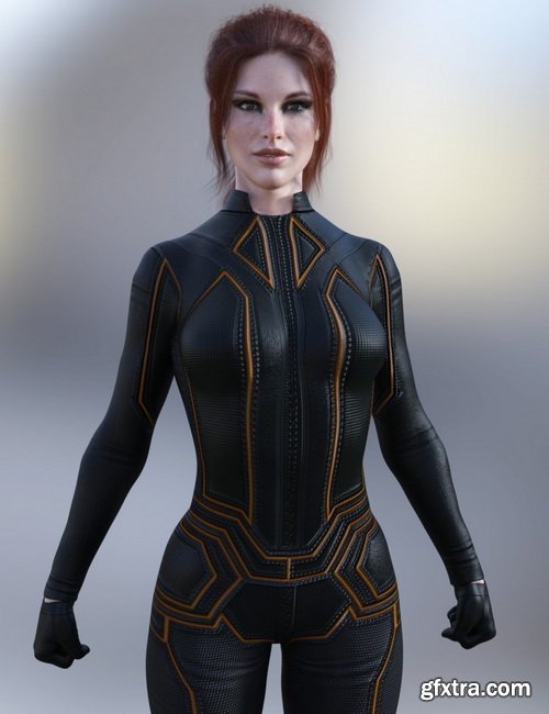 Daz3D - X-Fashion Falcon Outfit for Genesis 8 Female(s)