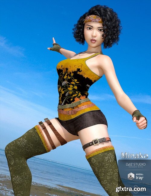 Daz3D - Minako for Genesis 8 Female