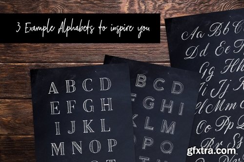 CM - Chalk Dust - Photoshop Lettering Kit 2425150