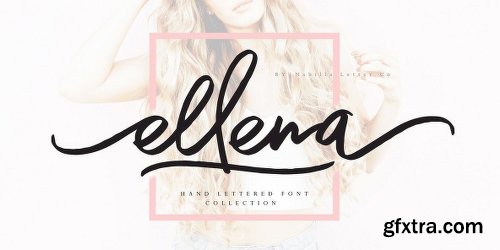 Ellena Font Family - 2 Fonts