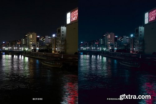 14 Midnight Lightroom Presets, Profiles and LUTs