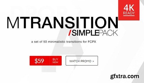 MotionVFX - mTransition Simple Pack for Final Cut Pro X macOS