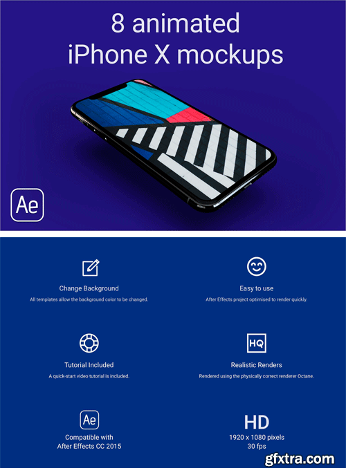 CM - Animated iPhone X Mockups 2422212