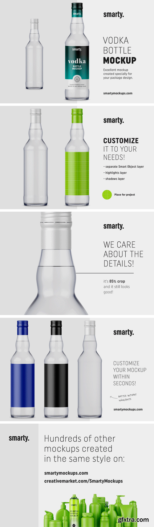 CM - Vodka Bottle Mockup 2447795