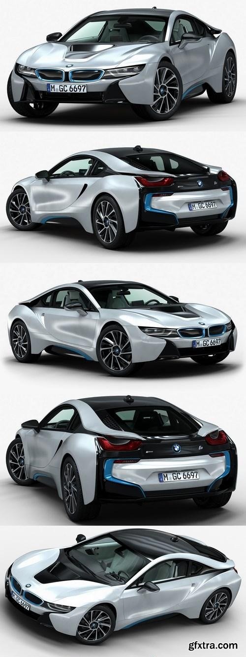 BMW i8 2015 3D Model