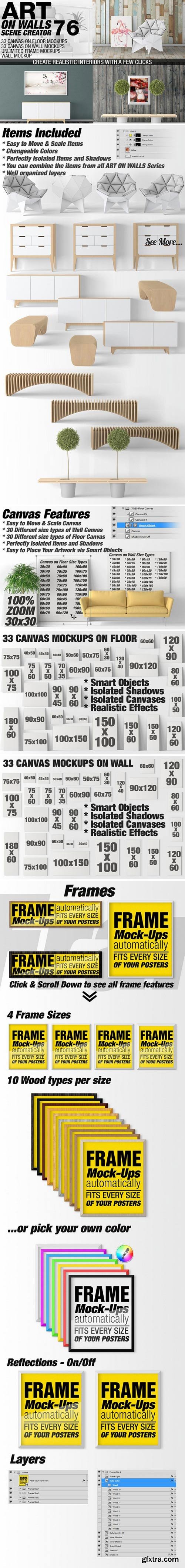 CM - Canvas Mockups - Frames Mockups v 76 1519618