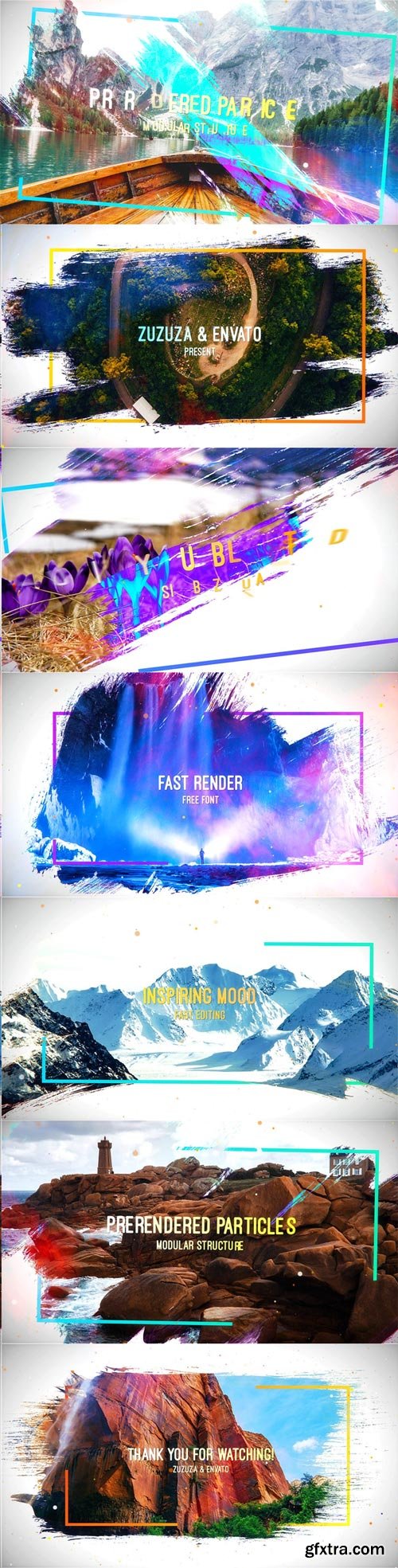 Videohive - Colorful Brush Opener - 21831395