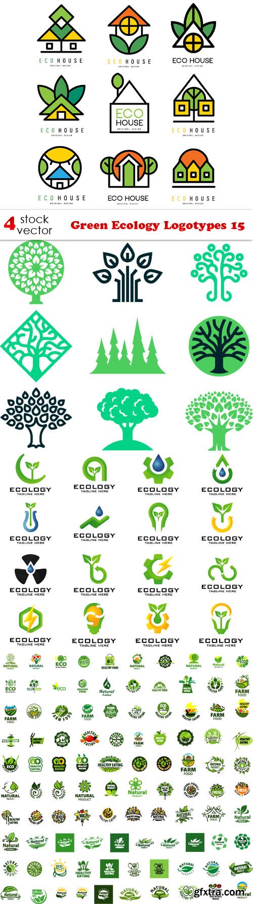 Vectors - Green Ecology Logotypes 15