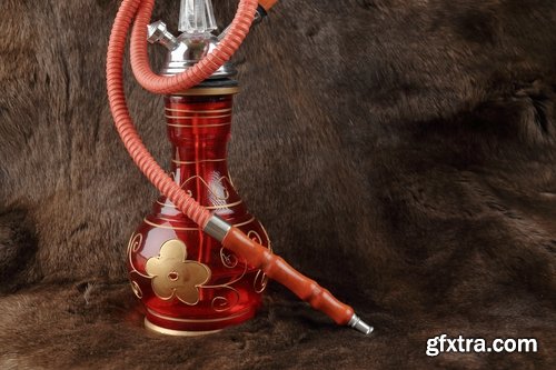 Hookah girl woman smokes a pipe fruity smoke 25 HQ Jpeg