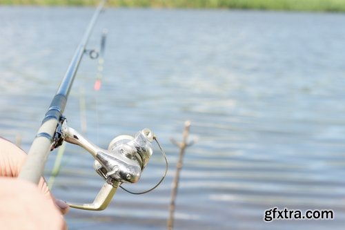 Spinning reel fishing rod fishing line 25 HQ Jpeg