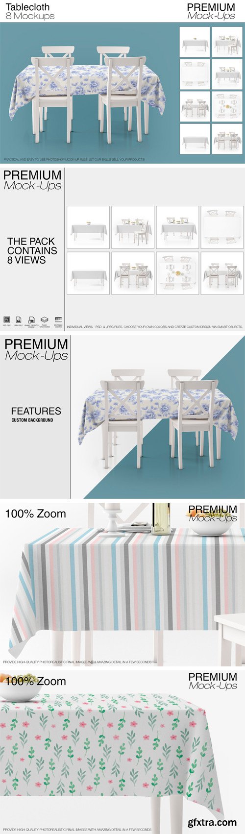 CM - Tablecloth Mockup Set 2438430