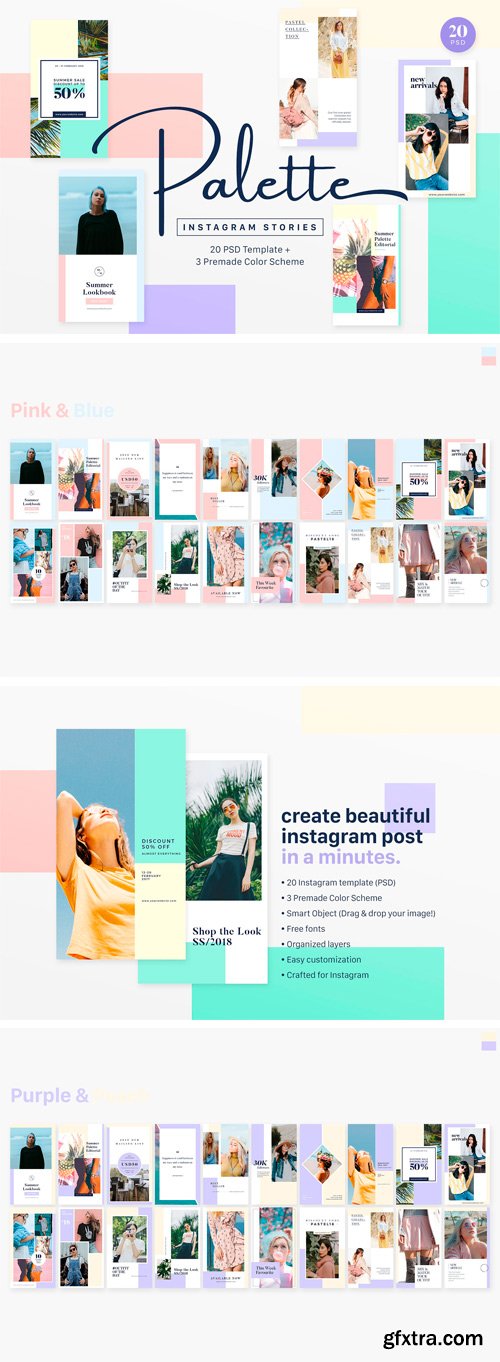 CM - Instagram Stories Pack - Palette 2422596