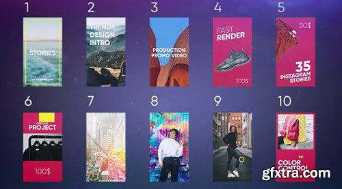 Instagram Stories Pack - Premiere Pro Templates 78678