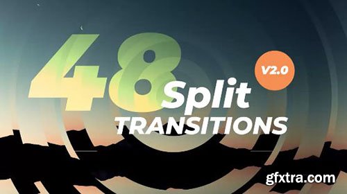 48 Dynamic Split Transitions V2.0 - Premiere Pro Templates 78640