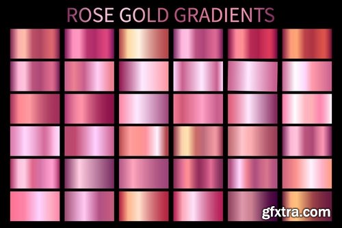 CM - Rose Gold Gradients GRD. AI. Vector 2431420