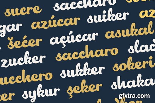 Lactosa Font Family