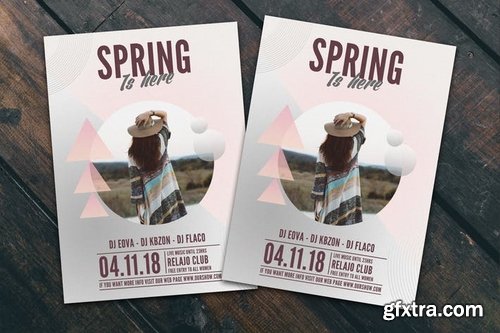 Spring Is here Flyer Poster