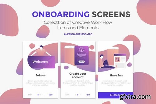 15 Onboarding Screens for App