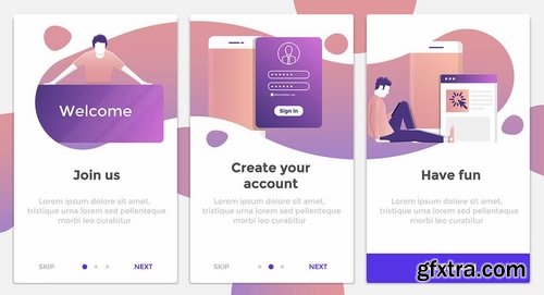 15 Onboarding Screens for App