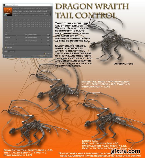 Daz3D - Dragon Wraith Master Pose Control