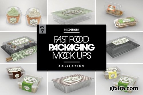 GraphicRiver - Fast Food Boxes Vol7Take Out Packaging Mock Ups 19048085