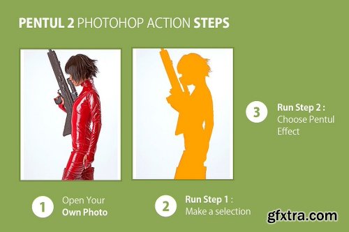 CreativeMarket Pentul 2 Photoshop Action 2374167