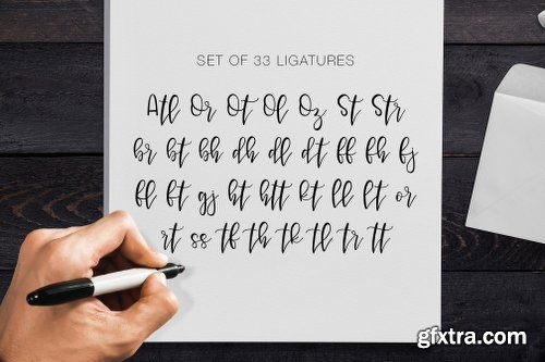 CreativeMarket Vianette Hand Made Script Font 2361511