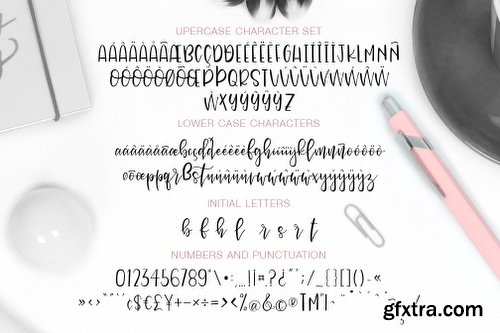 CreativeMarket Vianette Hand Made Script Font 2361511