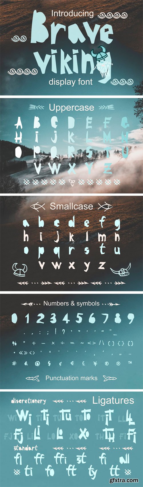 CM - BRAVE VIKING OTF Font 2421138