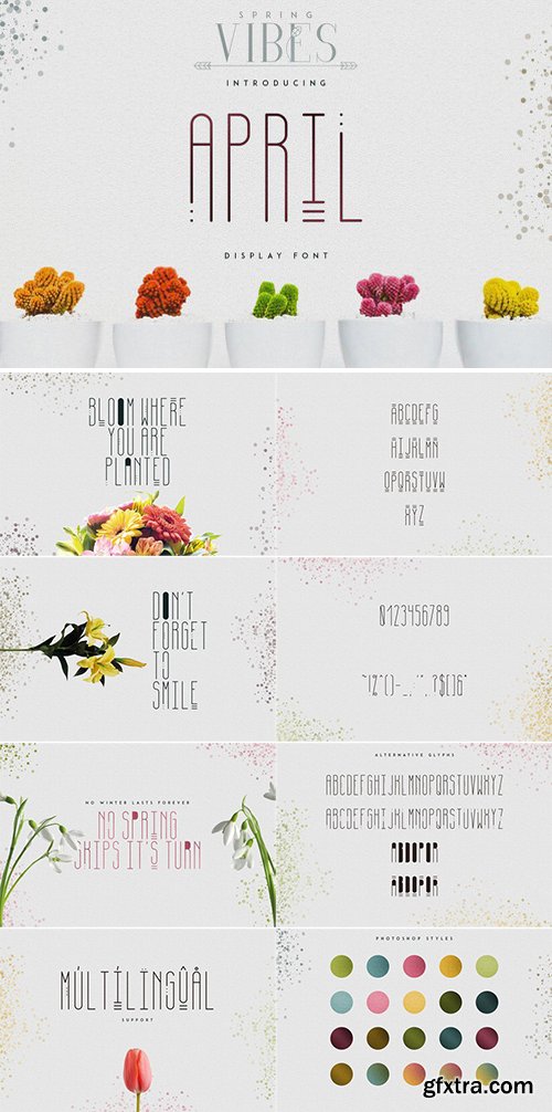 CM - [Spring Vibes] April Display Font 2428538