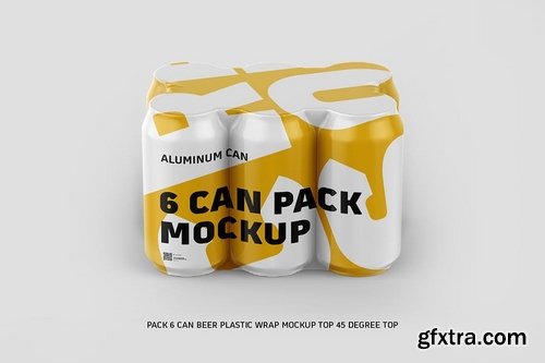 Aluminum Can w Shrink-wrap (Pack 6) 45? Top