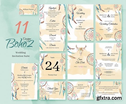 CM - 15 Wedding invitations Bundle 2357711