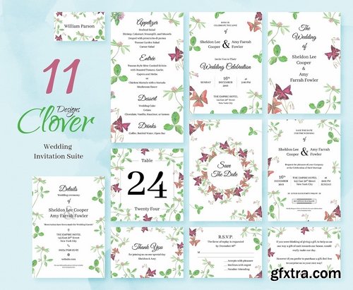 CM - 15 Wedding invitations Bundle 2357711