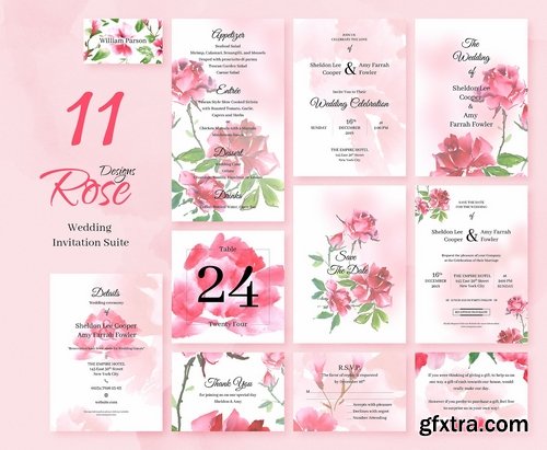 CM - 15 Wedding invitations Bundle 2357711