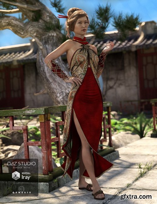 Daz3D - Jade Dream Outfit Textures