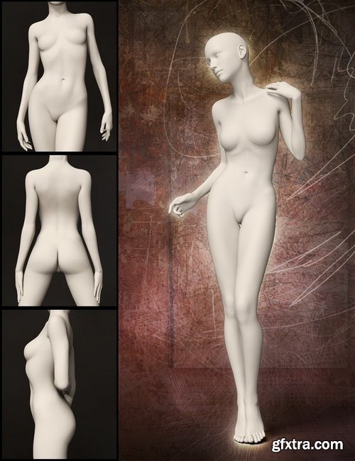 Daz3D - Distinctive HD Faces and Bodies for Genesis 3 Female