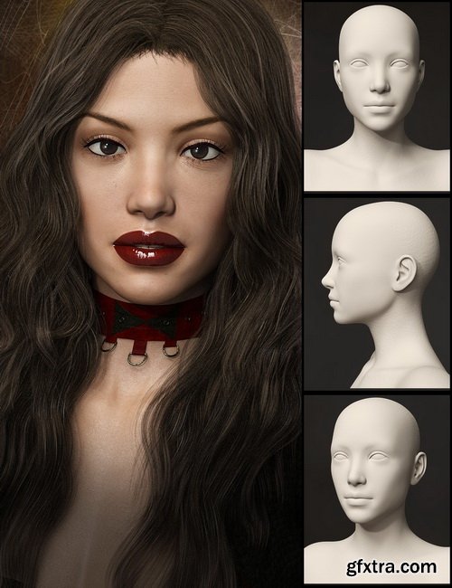 Daz3D - Distinctive HD Faces and Bodies for Genesis 3 Female