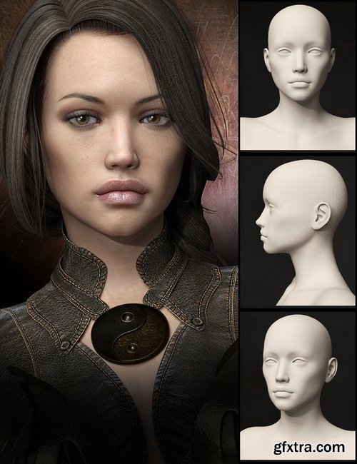 Daz3D - Distinctive HD Faces and Bodies for Genesis 3 Female