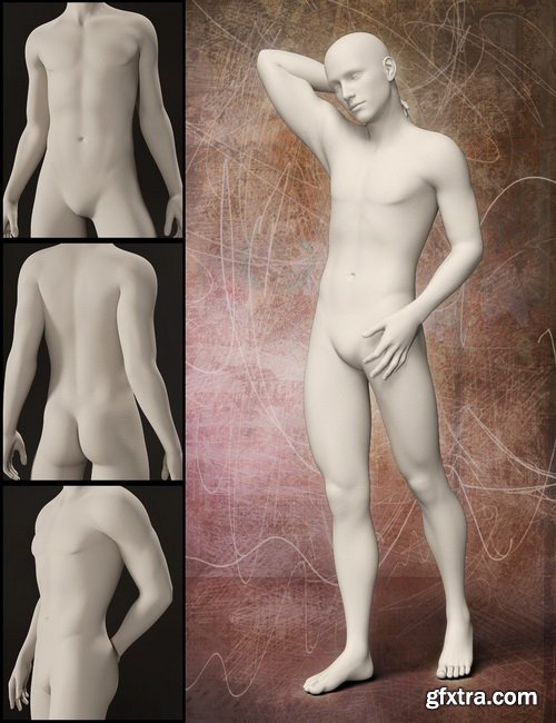 Daz3D - Distinctive HD Faces and Bodies for Genesis 3 Male