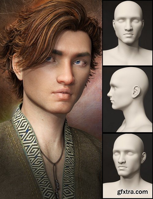 Daz3D - Distinctive HD Faces and Bodies for Genesis 3 Male