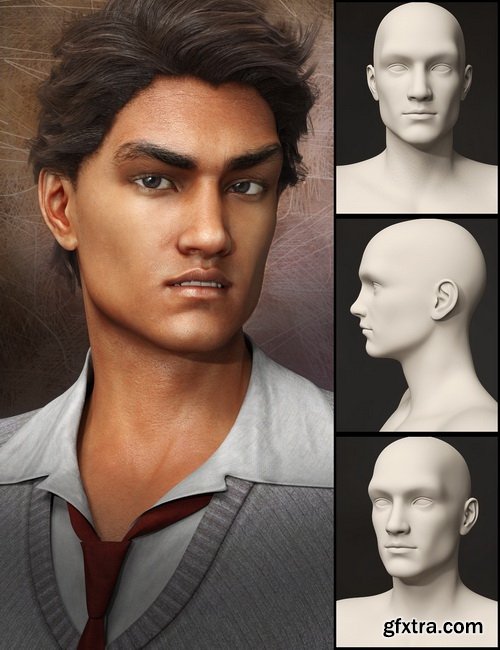 Daz3D - Distinctive HD Faces and Bodies for Genesis 3 Male