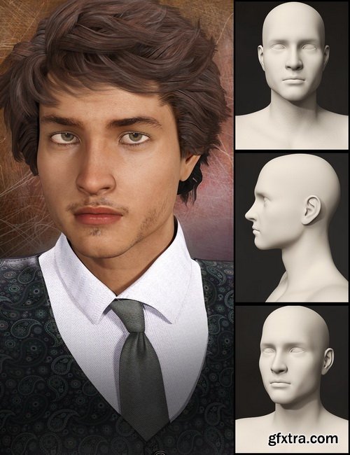 Daz3D - Distinctive HD Faces and Bodies for Genesis 3 Male