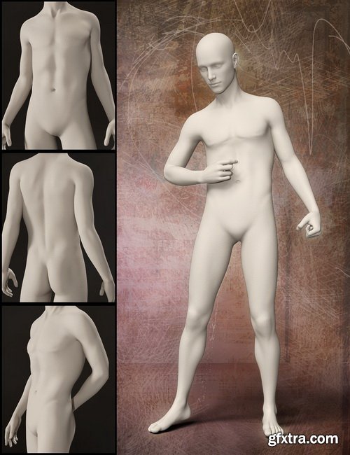 Daz3D - Distinctive HD Faces and Bodies for Genesis 3 Male