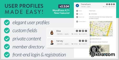 CodeCanyon - User Profiles Made Easy v2.3.04 - WordPress Plugin - 4109874