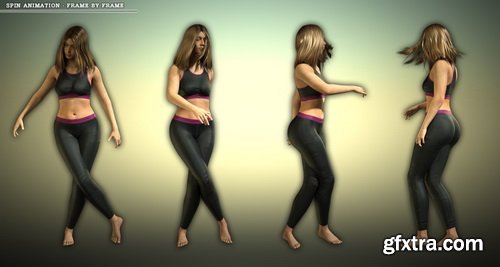 Daz3D - dForce Master - Hair Simulation Presets for dForce Cloth Engine