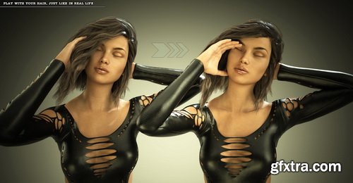 Daz3D - dForce Master - Hair Simulation Presets for dForce Cloth Engine