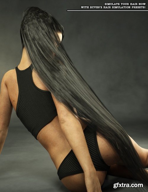 Daz3D - dForce Master - Hair Simulation Presets for dForce Cloth Engine