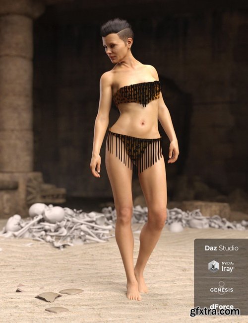 Daz3D - dForce Loincloth Collection for Genesis 8 Female(s)